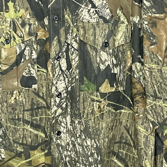 RedHead Mens Sz L Camouflage Long Sleeve Button‎ Up Hunting Shirt bass pro - Picture 8 of 12